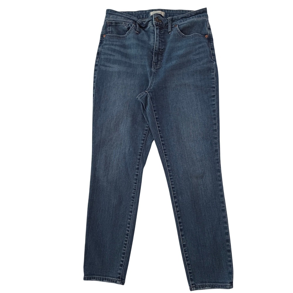 Madewell Curvy High-Rise Skinny Crop Jeans Blue Medium Wash Size 29 (30x25)